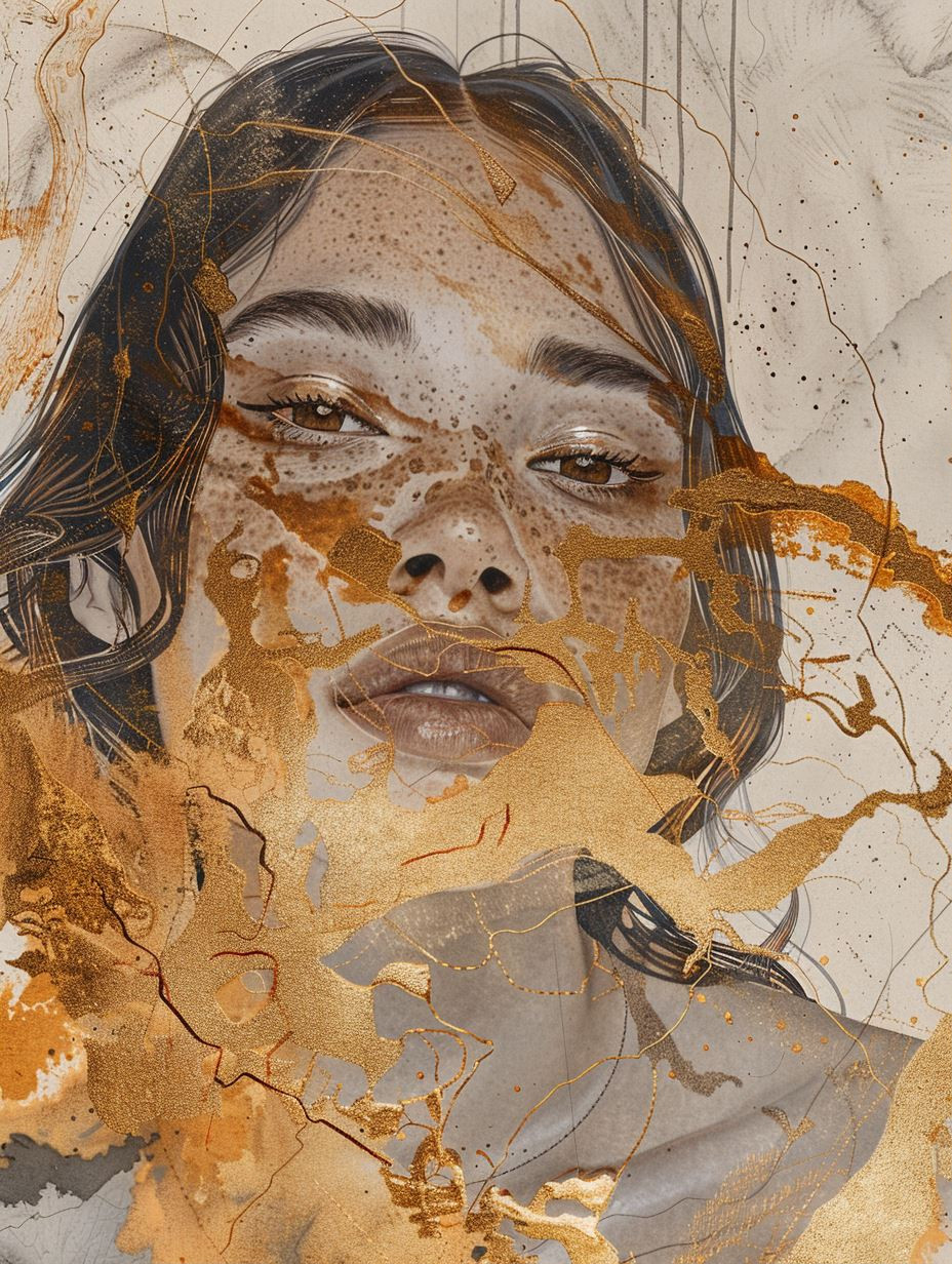 Golden Fragmented Muse - Image 1