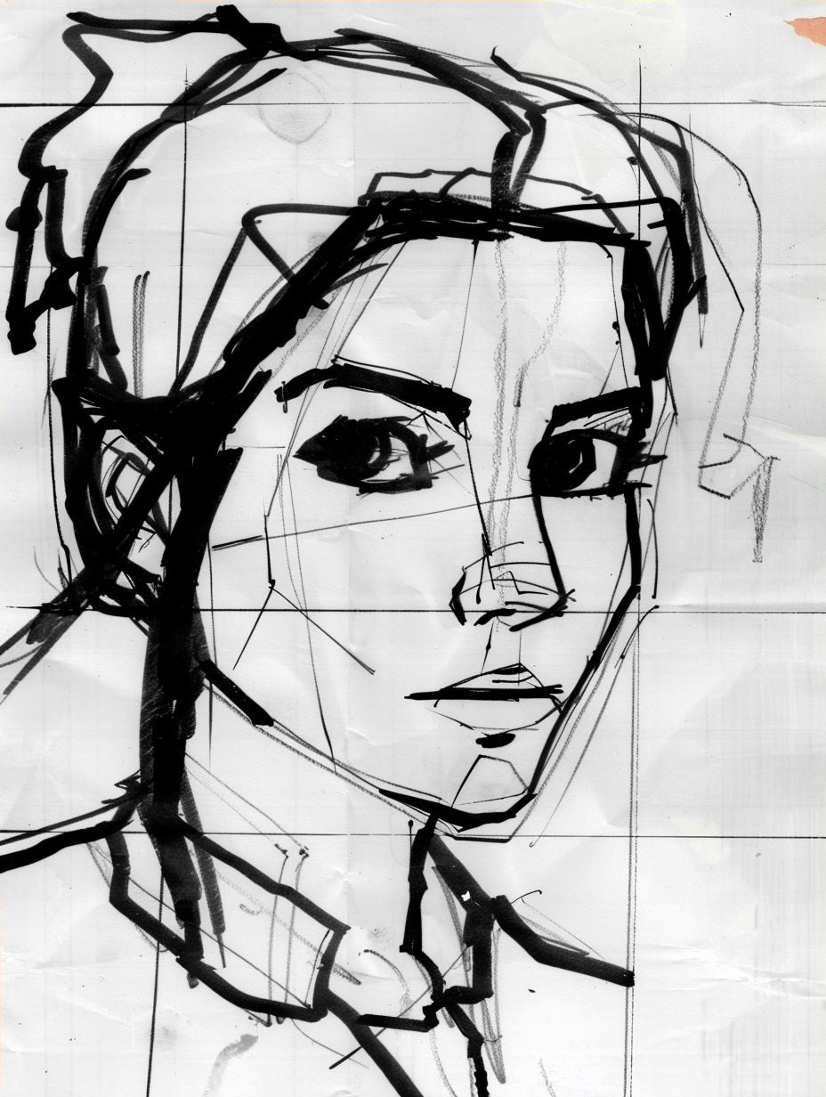 Cybernetic Glitch Portrait Art - Image 4