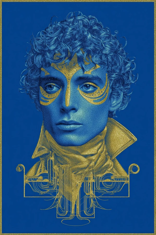Azure Gilded Vision - Image 1