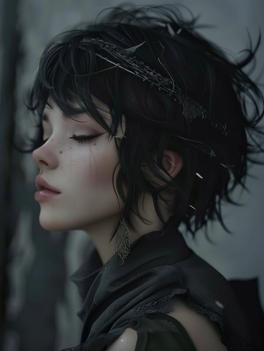Shadows of Elegance: Gothic Portraiture - Image 3