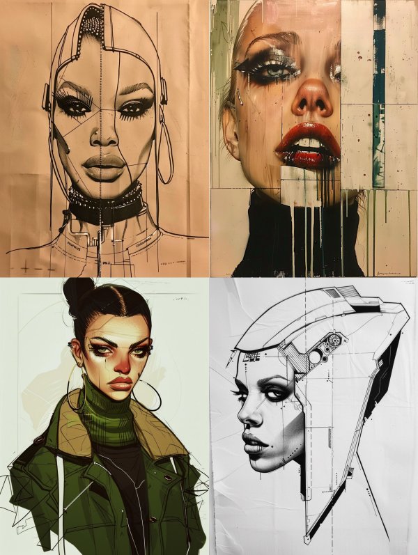 Futuristic Visions of Cybernetic Beauty