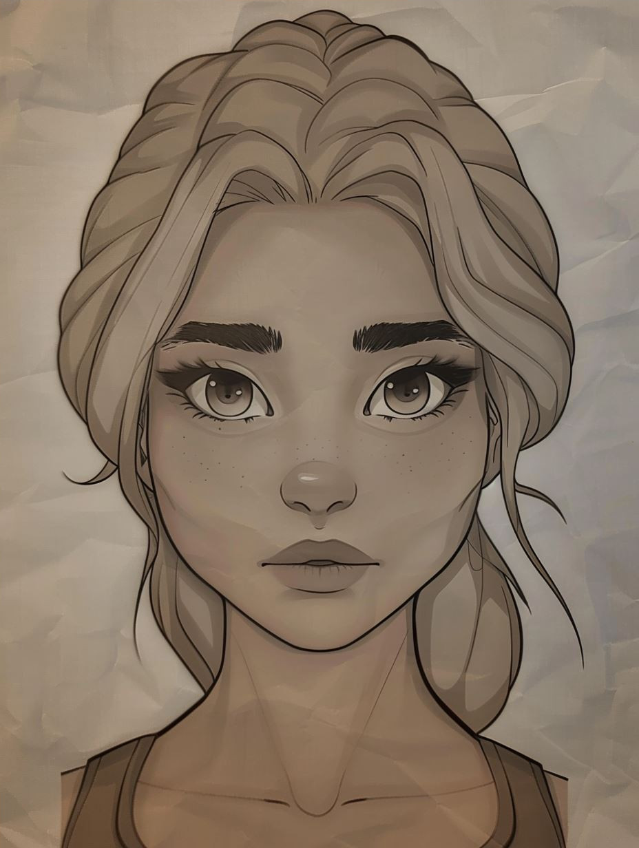 Digital Portrait Art Study - Image 4