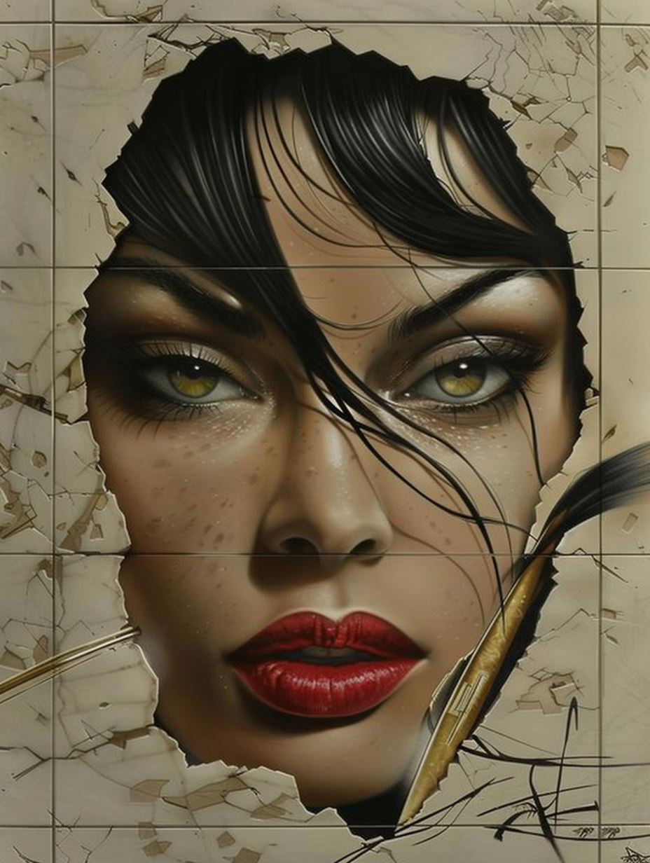 Gilded Fragments of Feminine Beauty - Image 4