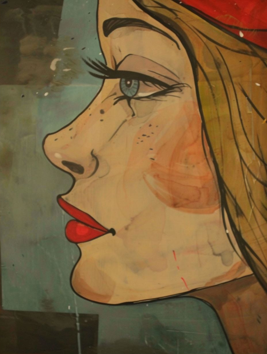 Gaze of the Painted Muse - Image 2