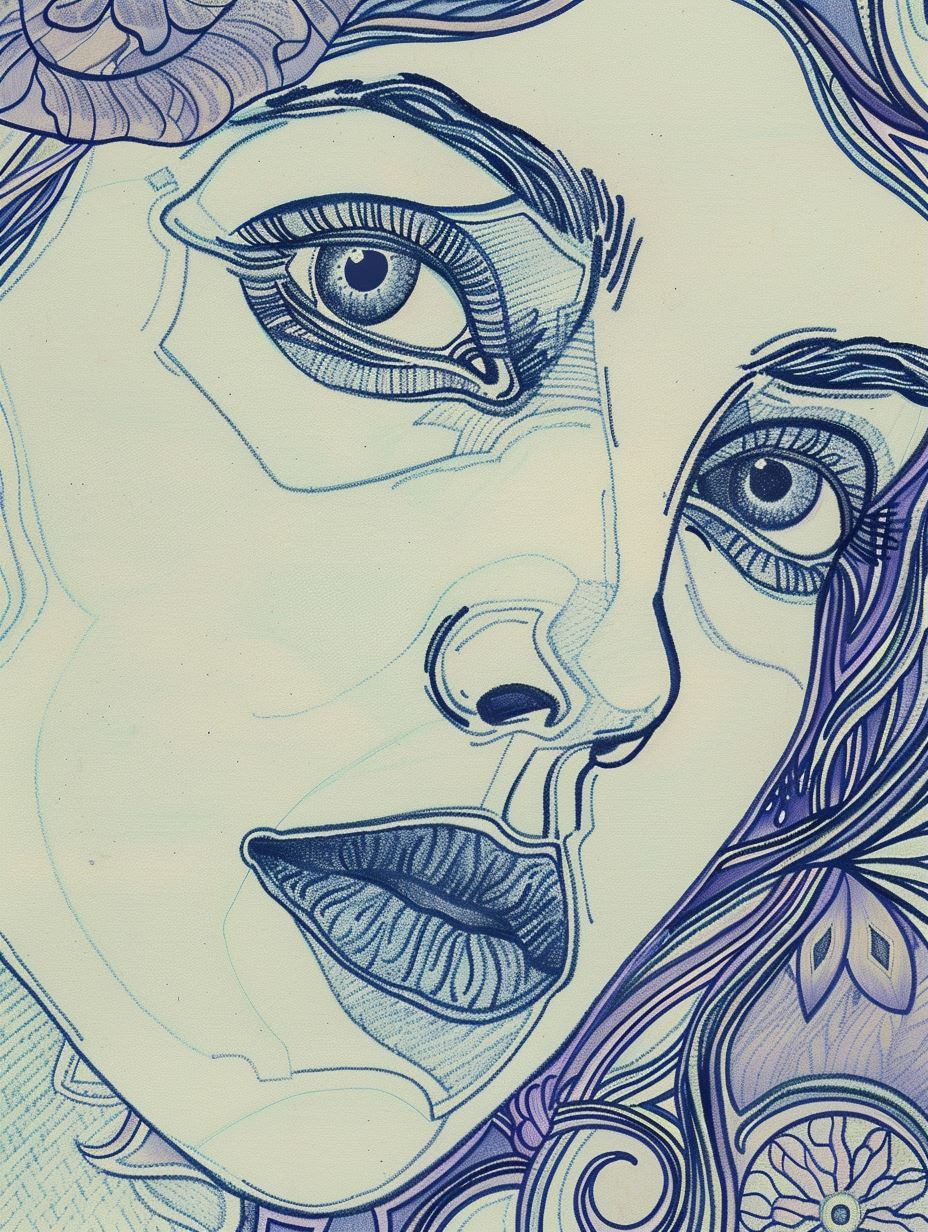 Violet PsychedelicContours - Image 3