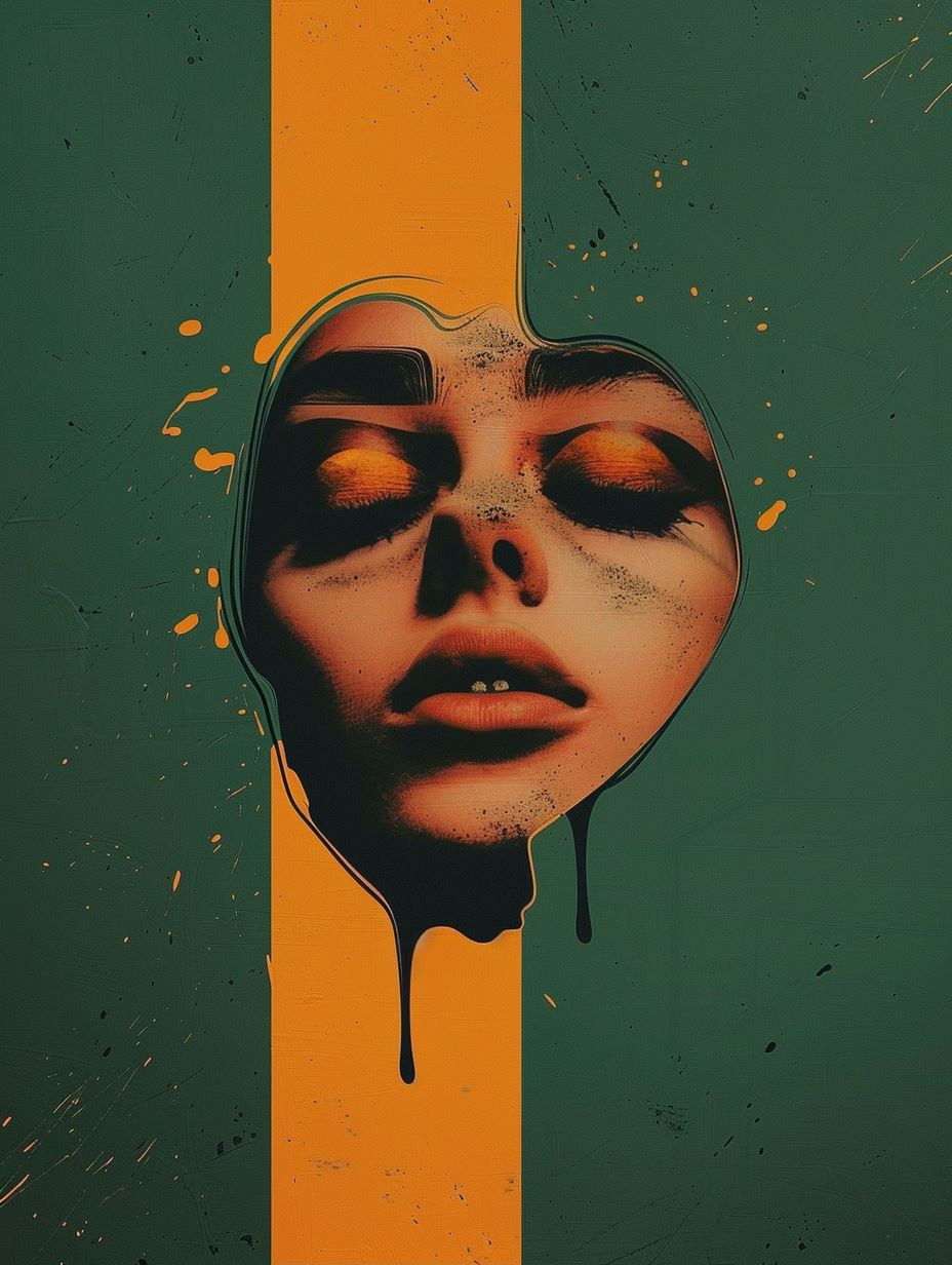 Abstract Gilded Portrait Studies - Image 2