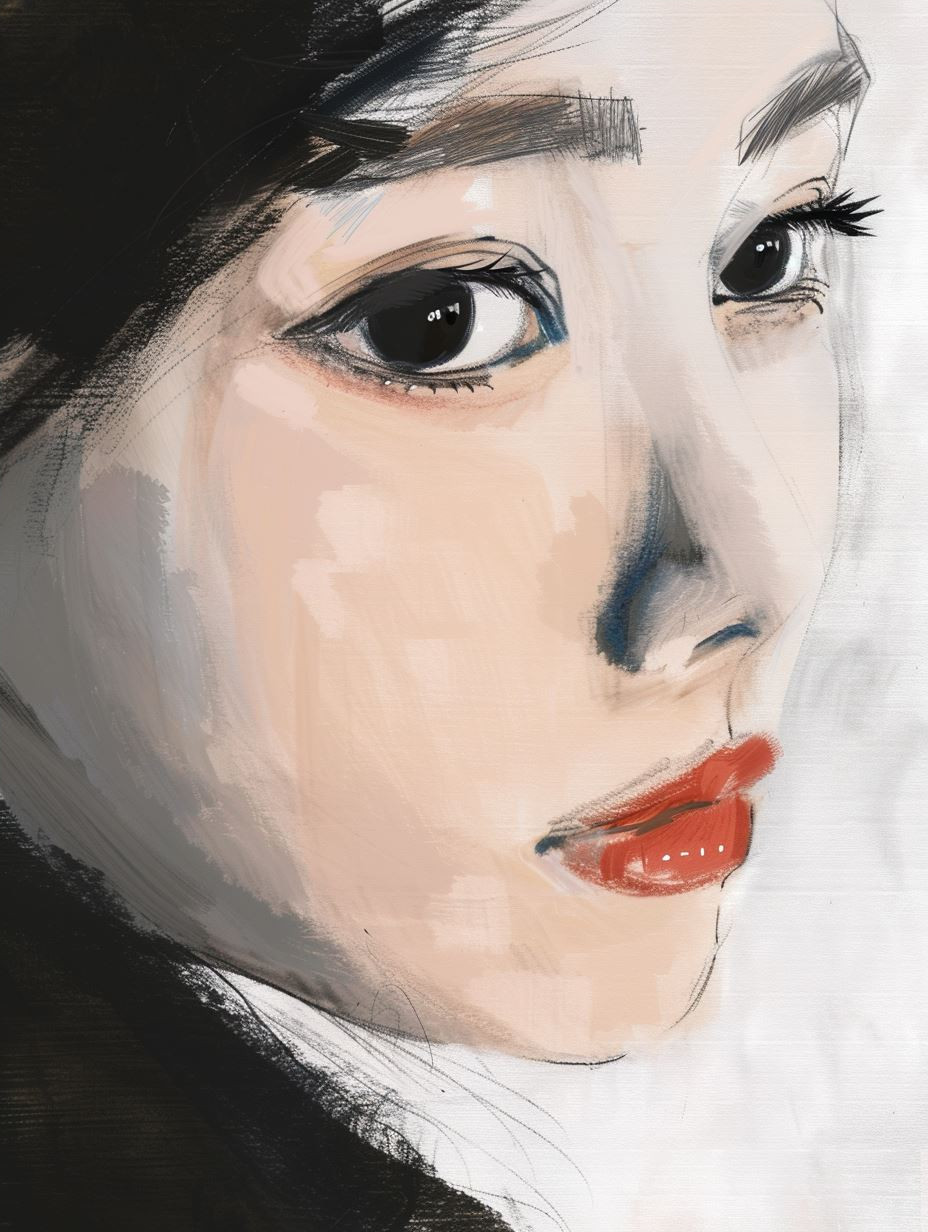Ethereal Portraits in Soft Ink - Image 4