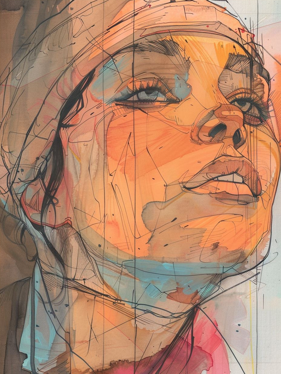 Raw Emotional Portrait Sketches - Image 4