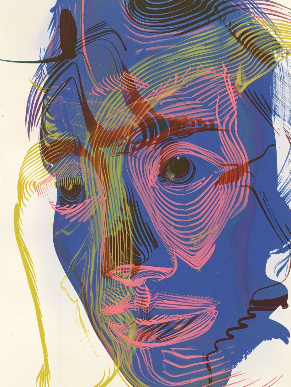 Prismatic Linear Portrait Study - Image 3