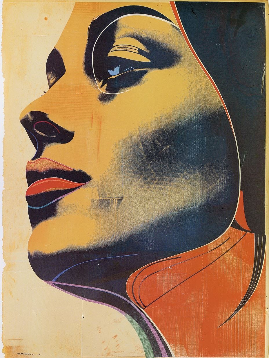 Retro Futurism Neon Portrait - Image 3