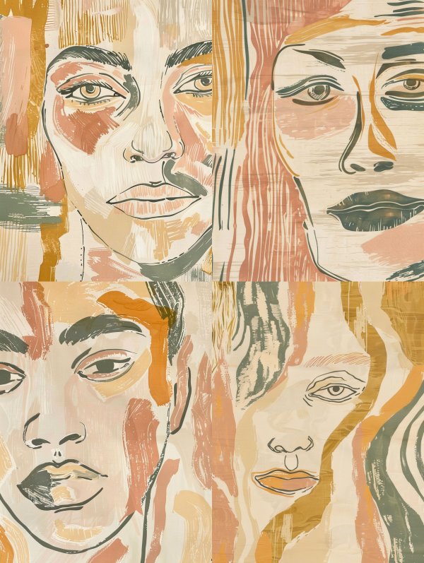 Faces of Earthy Tones