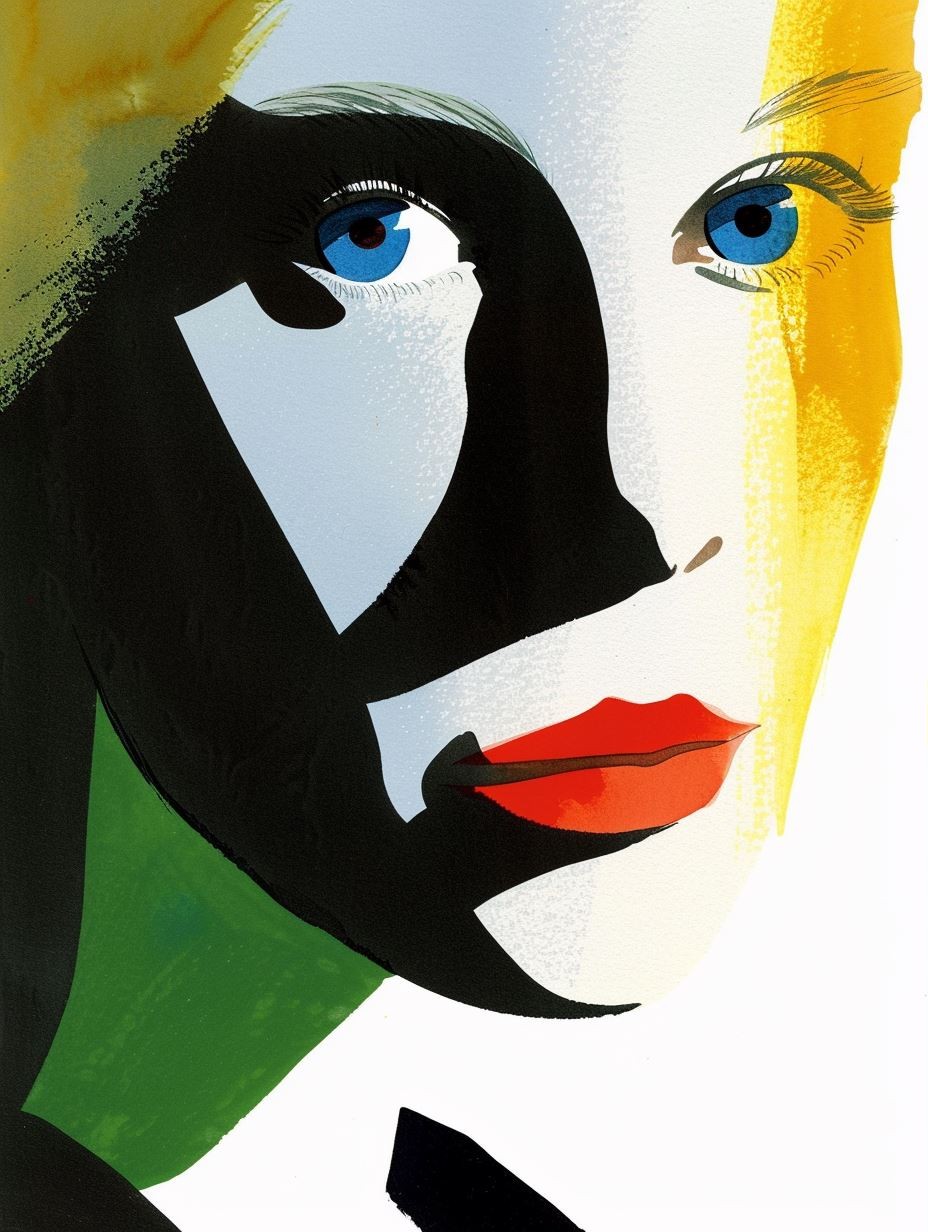 Abstract Prism Portrait 3 - Image 1