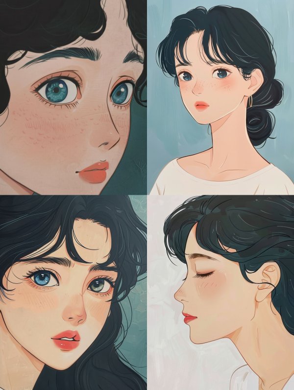 Ethereal Gaze Illustration