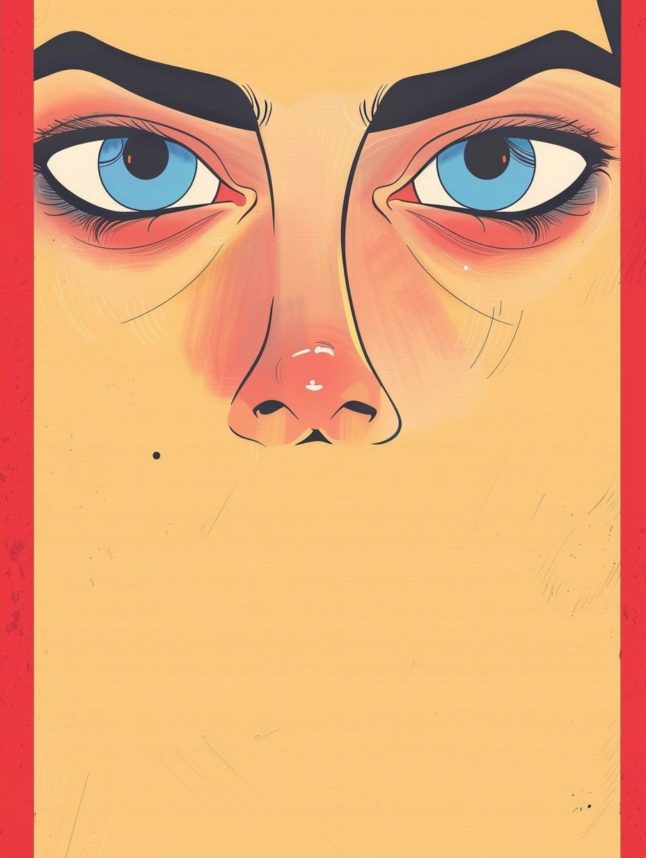 Emotional Portraits in Modern Vector - Image 2