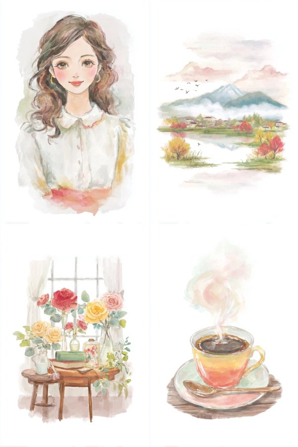 Soft Watercolor Elegance