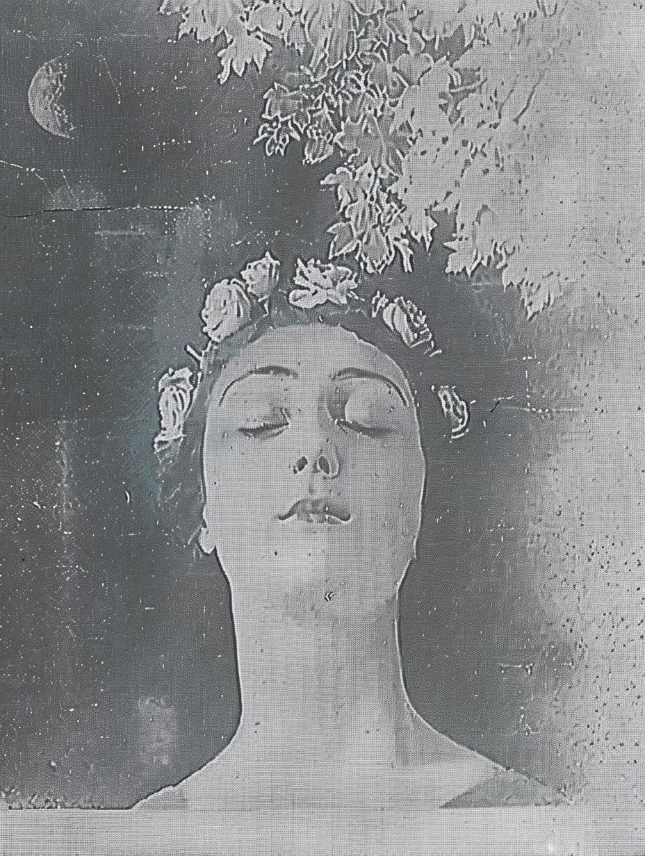 Ethereal Lunar Floral Dream