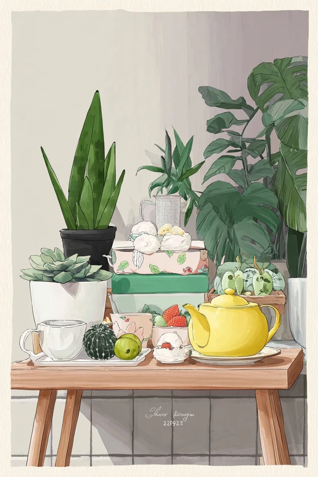 Serene Moments in Digital Art - Image 3