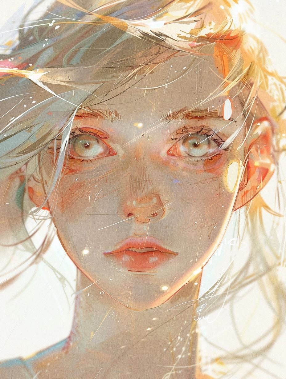 Ethereal Whispers of Digital Light - Image 1