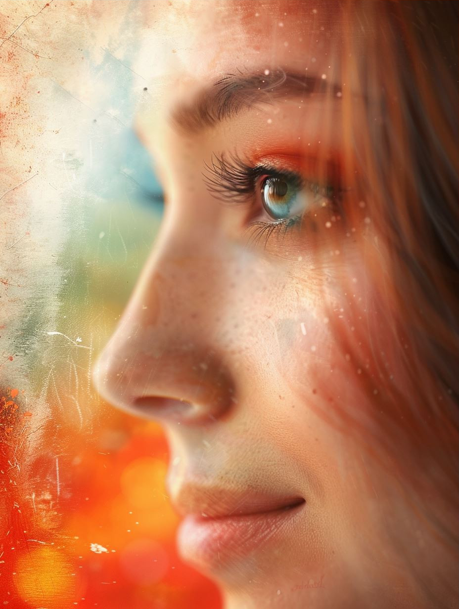 Floral Gaze in Ethereal Light - Image 3