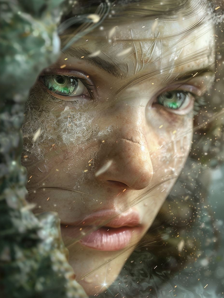 Ethereal Gaze of Dewy Light - Image 2