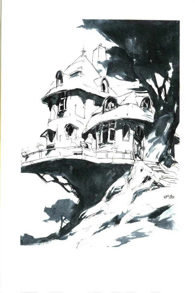 Ink and Wash Concept Art Sketches - Image 6