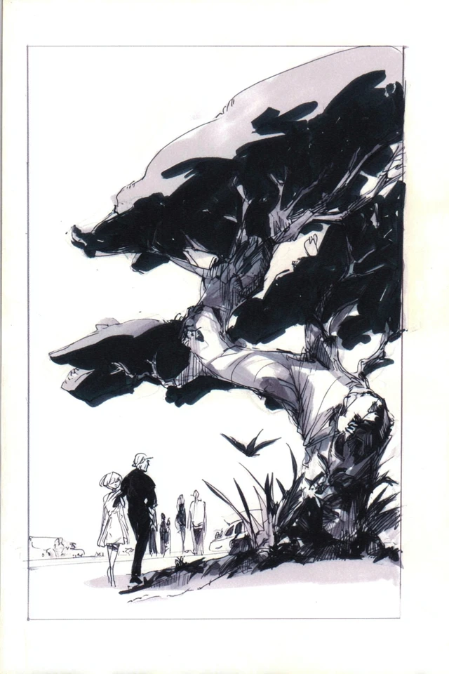 Ink and Wash Concept Art Sketches - Image 5