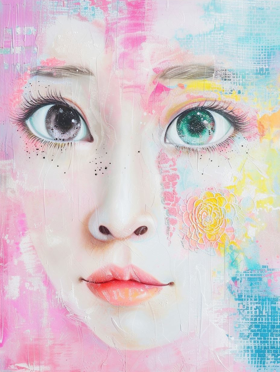 Pastel Dreams: Ethereal Digital Portraits - Image 4