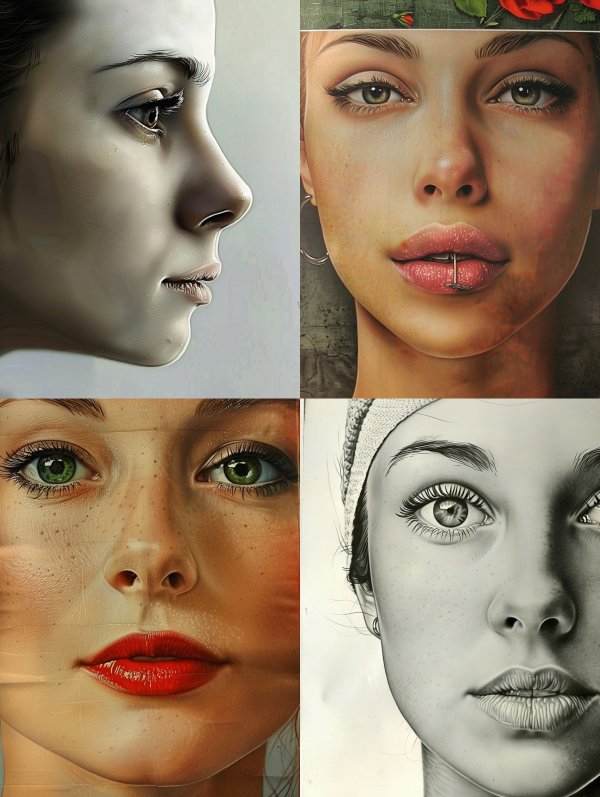 Faces of Emotion: Hyper-Realistic Art