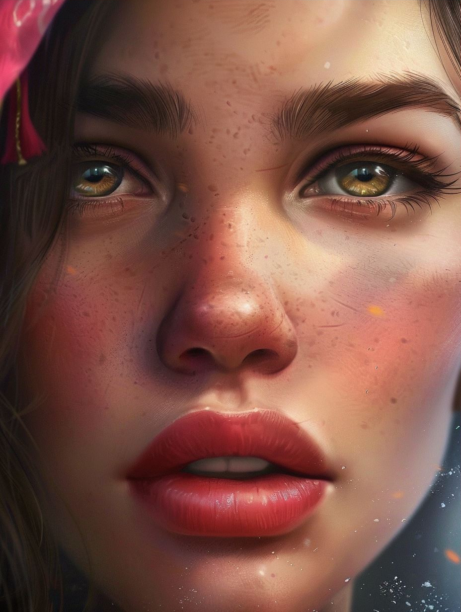 Ethereal Gaze: Hyper-Realistic Digital Portraits - Image 3
