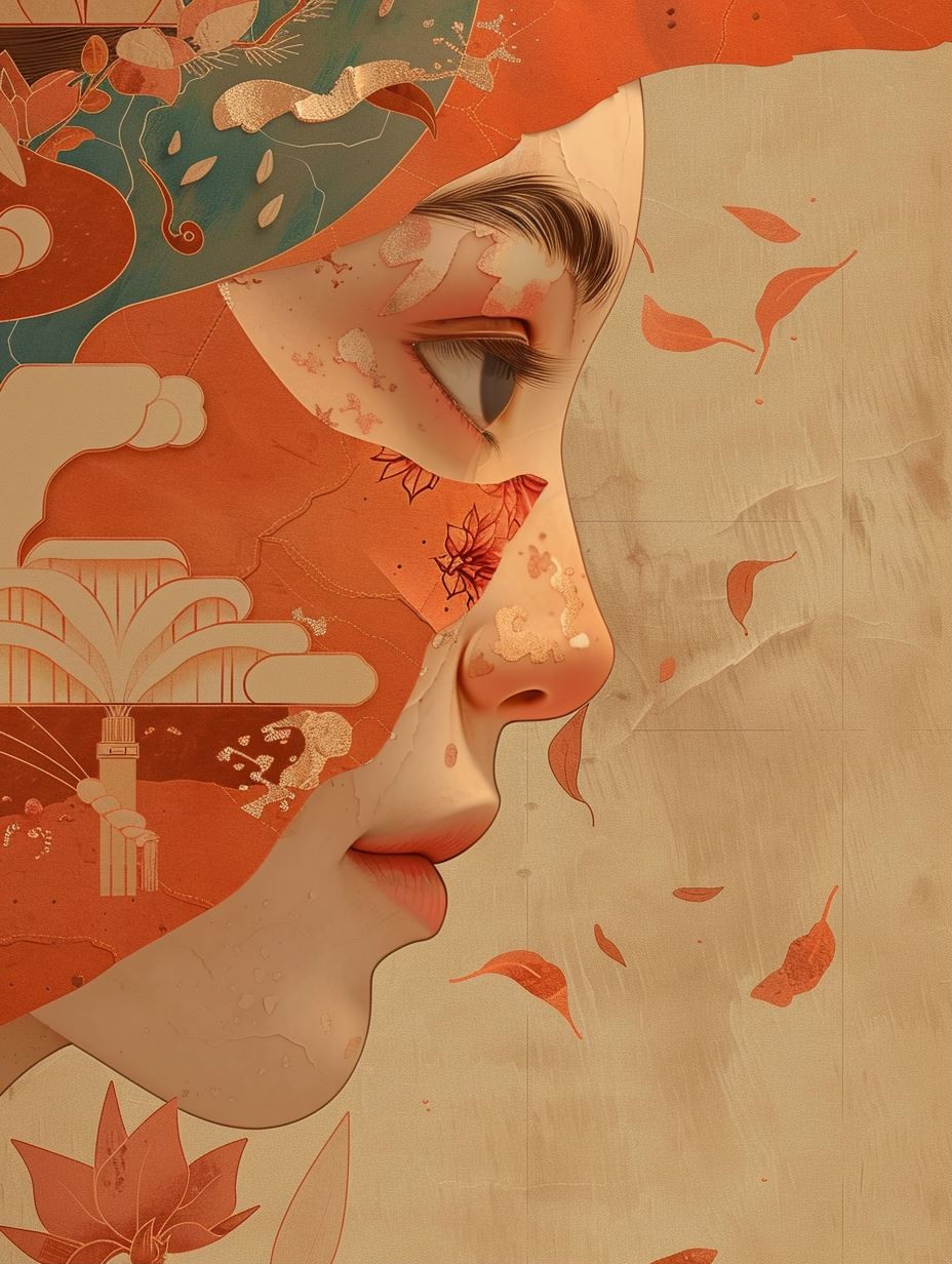 Ethereal Autumnal Portrait Fragments - Image 1