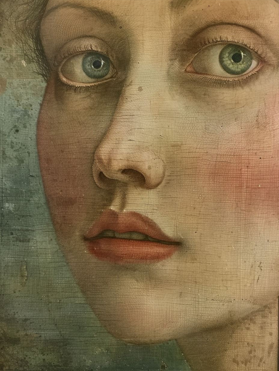 Ethereal Melancholy in Muted Tones - Image 3