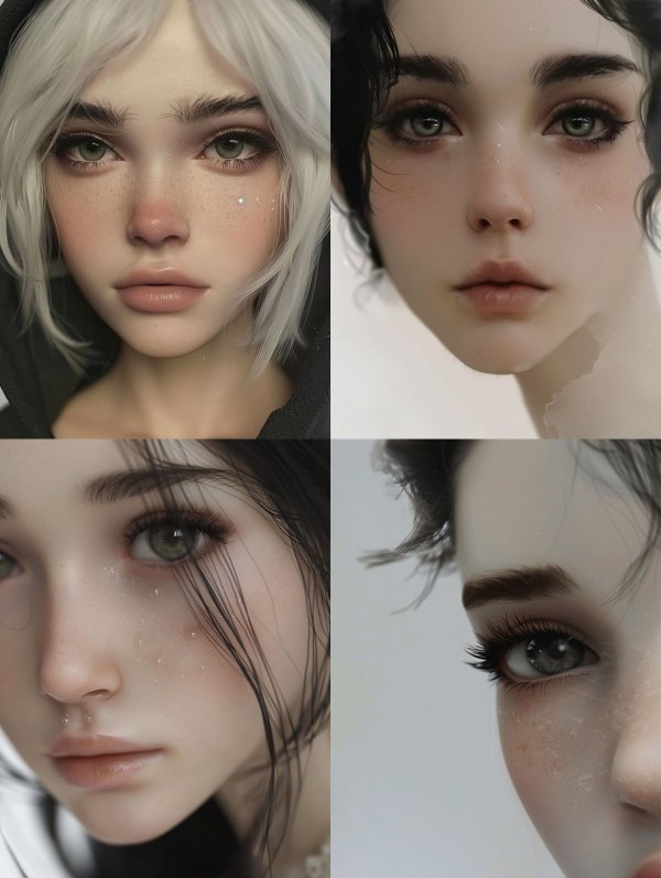 Ethereal Portraits of Soft Melancholy