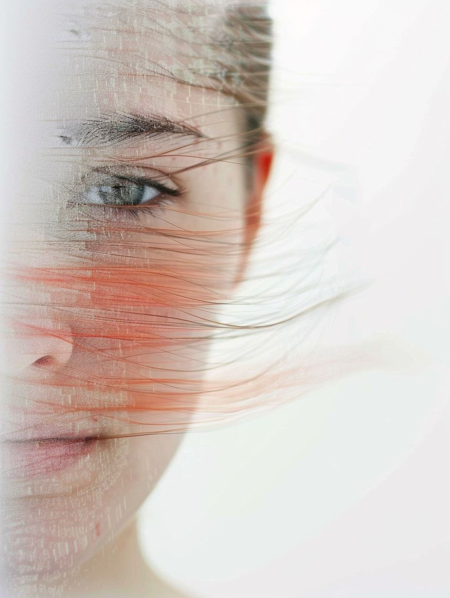 Ethereal Glitch Portrait Studies - Image 2