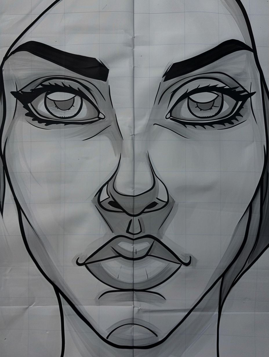 Digital Portraits of a Mysterious Woman - Image 3