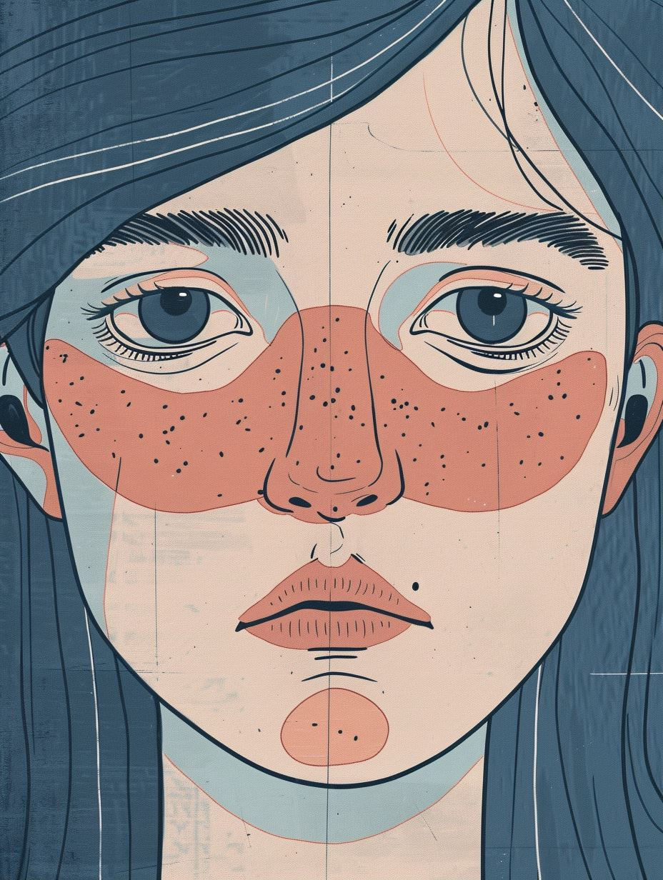 Modern Stylized Portrait Art Study - Image 1