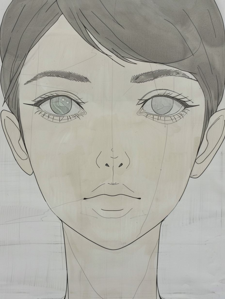 Ethereal Gaze: Anime Portrait Studies - Image 3