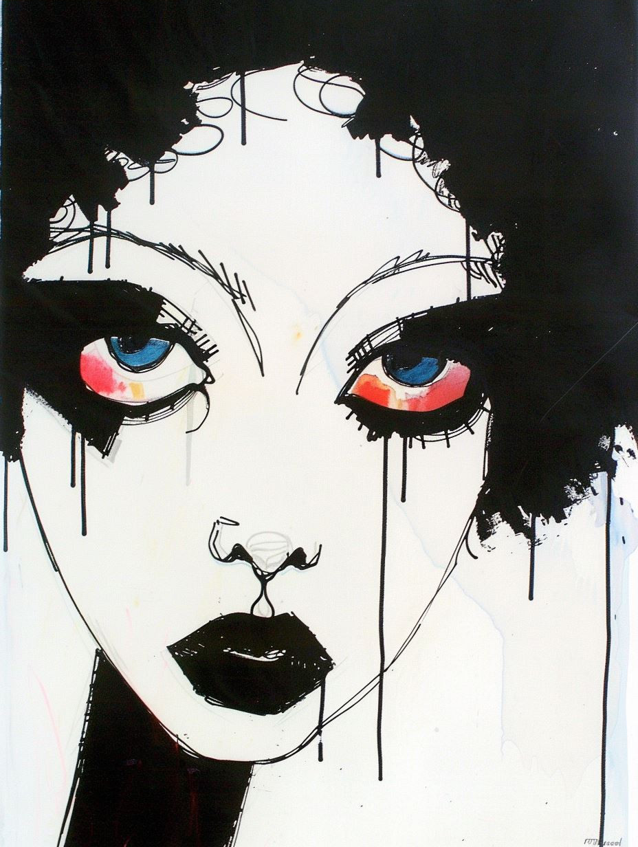 Dark Gothic Anime Portraits - Image 4