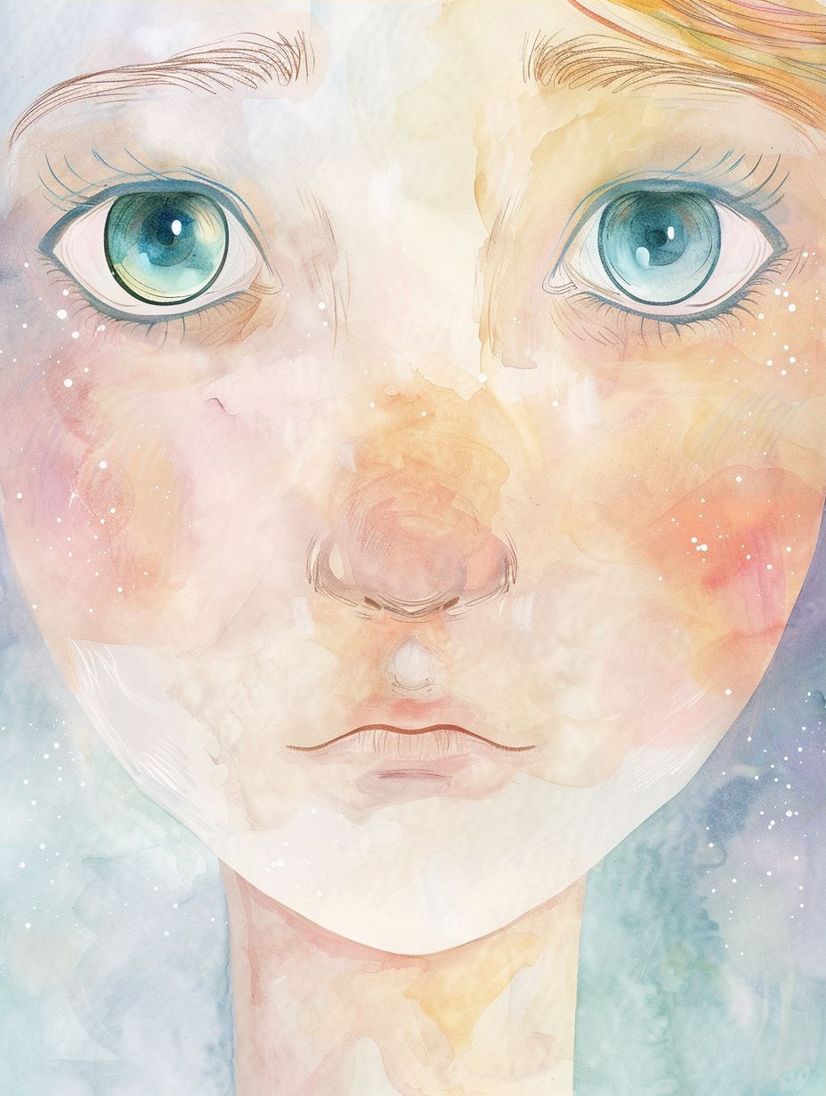 Dreamy Watercolor Portraits of Ethereal Girls - Image 3