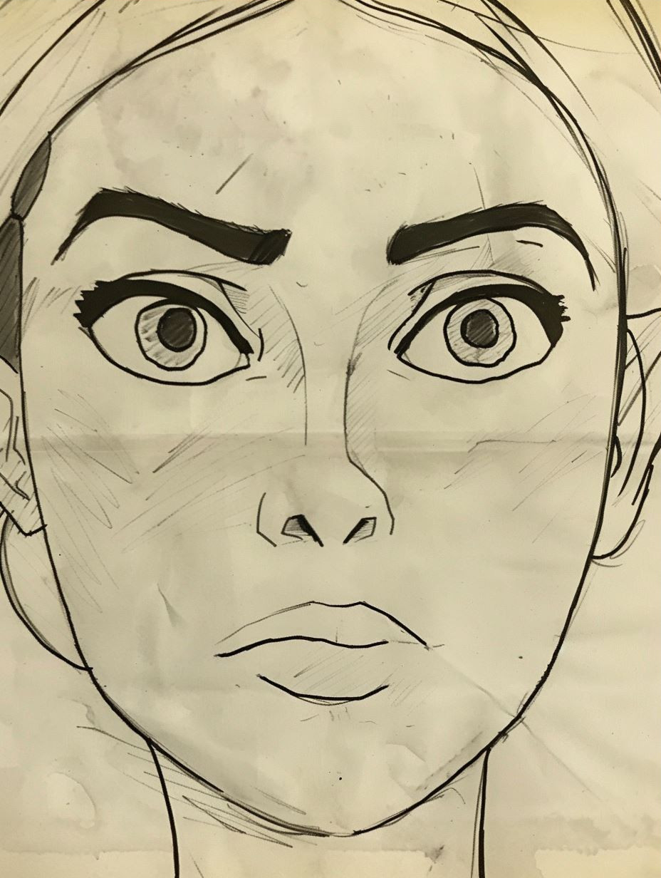 Gaze of the Painted Muse - Image 3