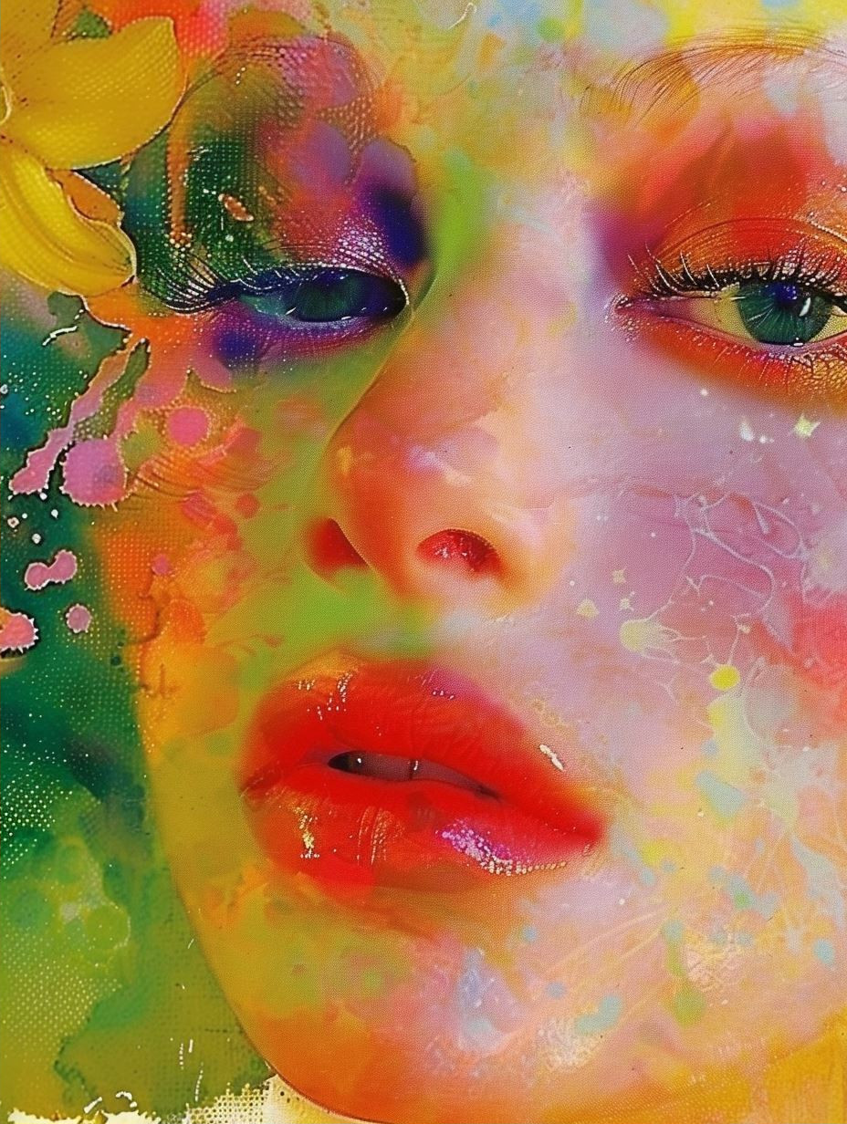 Prismatic Visions of a Floral Muse - Image 2