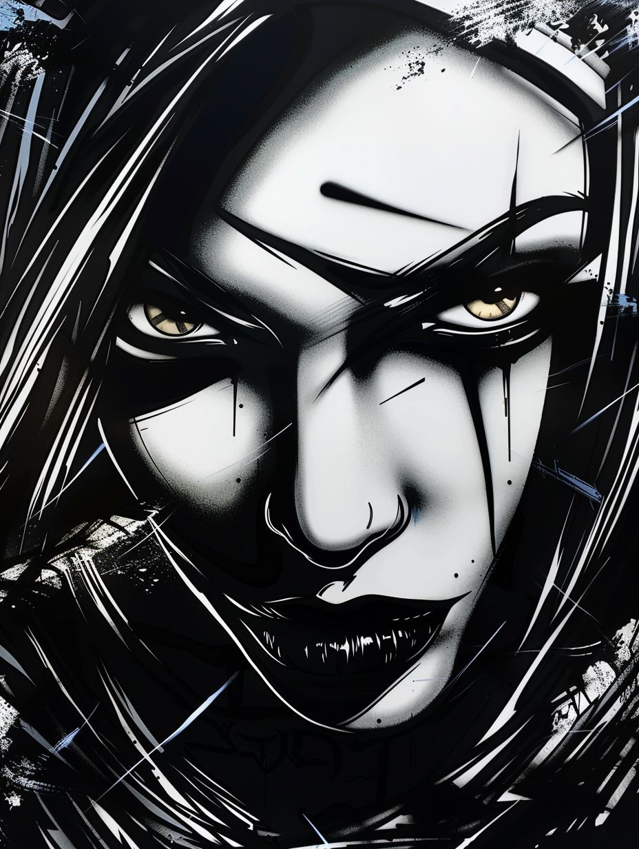 Dark Noir Cyberpunk Portraits - Image 4