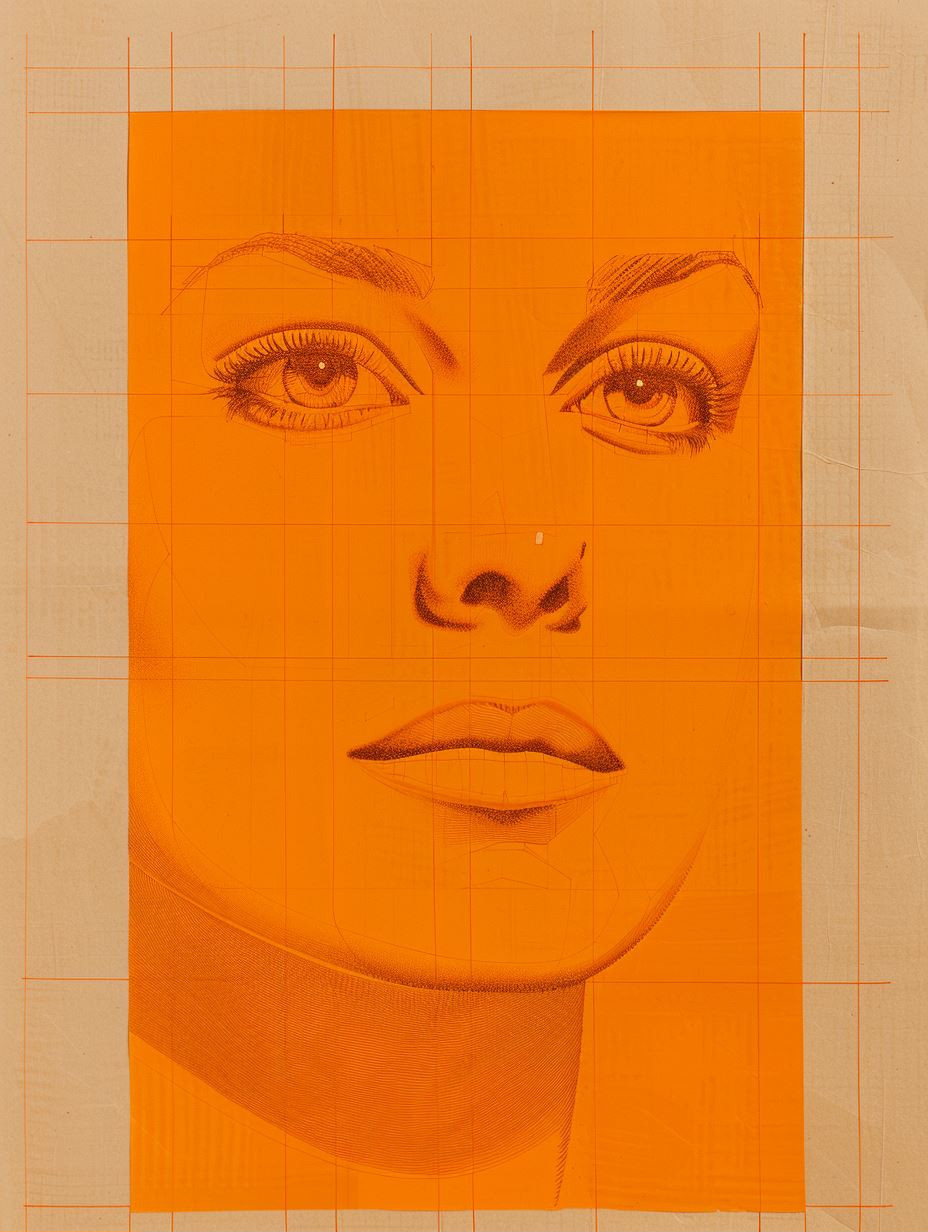 Amber Glow Minimalist Portraiture - Image 2