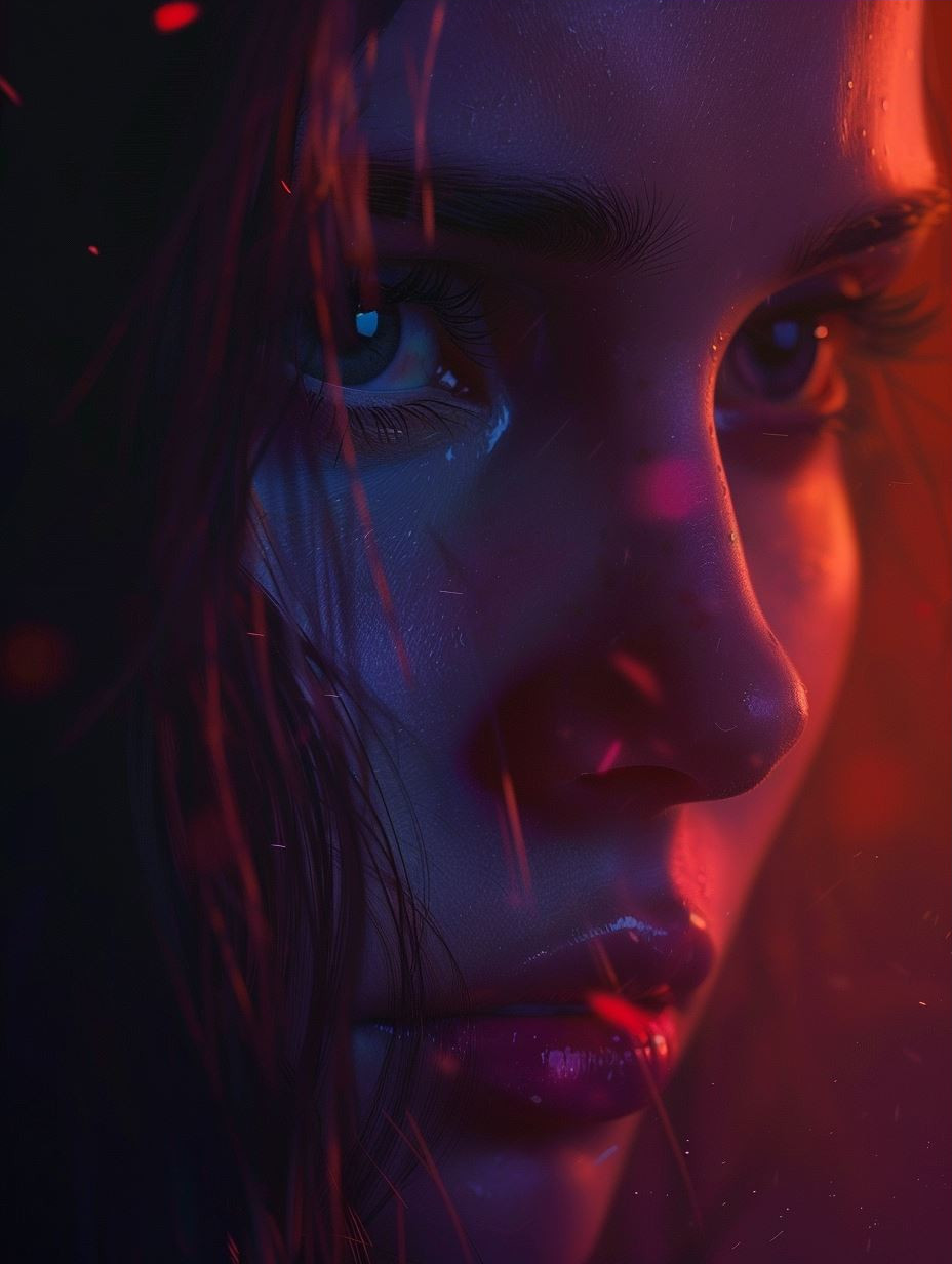 Neon Dreams: A Study in Light - Image 3