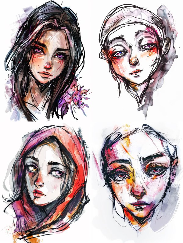 Ethereal Gazes: A Study of Expression