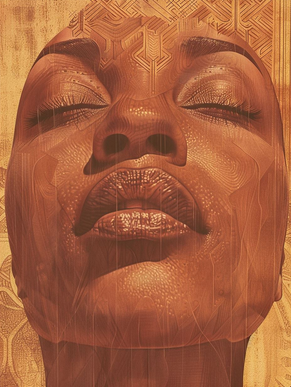 Sun Drenched Terracotta Portrait - Image 4