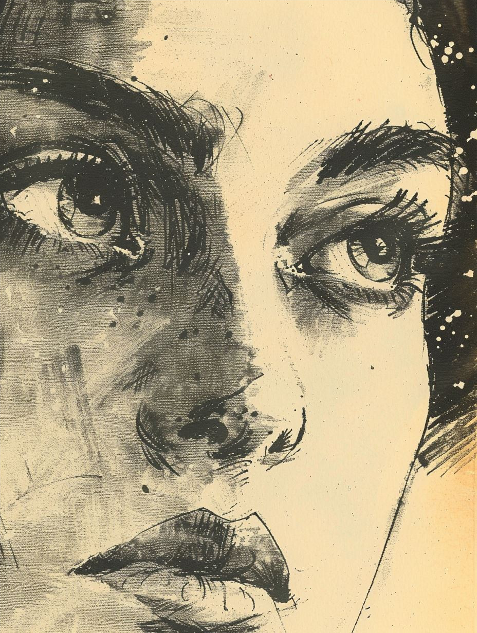 Moody Ink Portrait Studies - Image 4