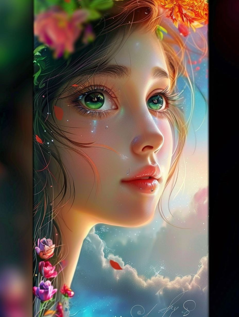 Ethereal Visions of Enchanted Beauty - Image 1