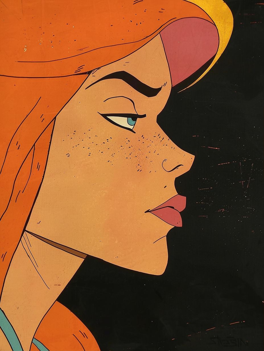 Bold Stylized Female Portraits - Image 1