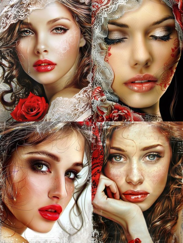 Lace and Crimson Tears