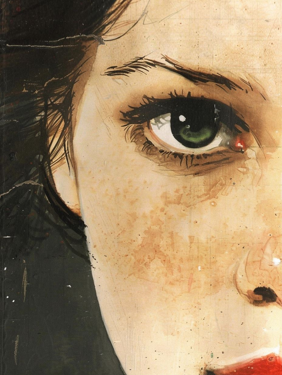 Vintage Gritty Portrait Study - Image 1